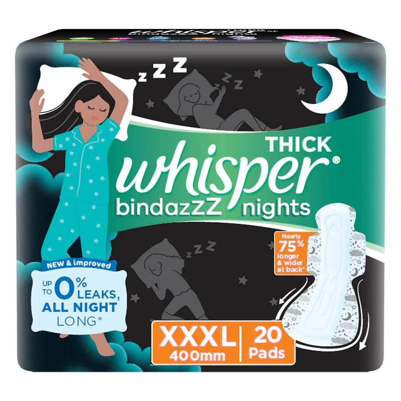 Whisper Bindazz Nights XXXL 20pads