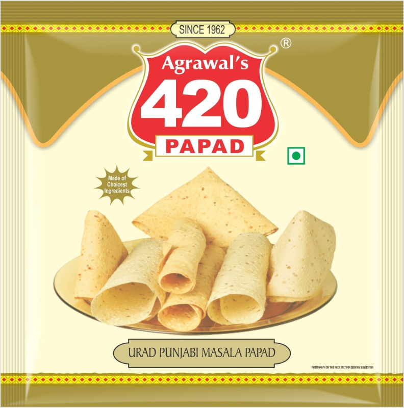 420 Urad Punjabi Papad chhota 200g