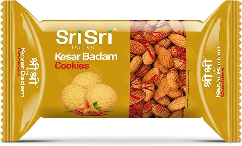Shri Shri Kesar Badam Cookies 50gm
