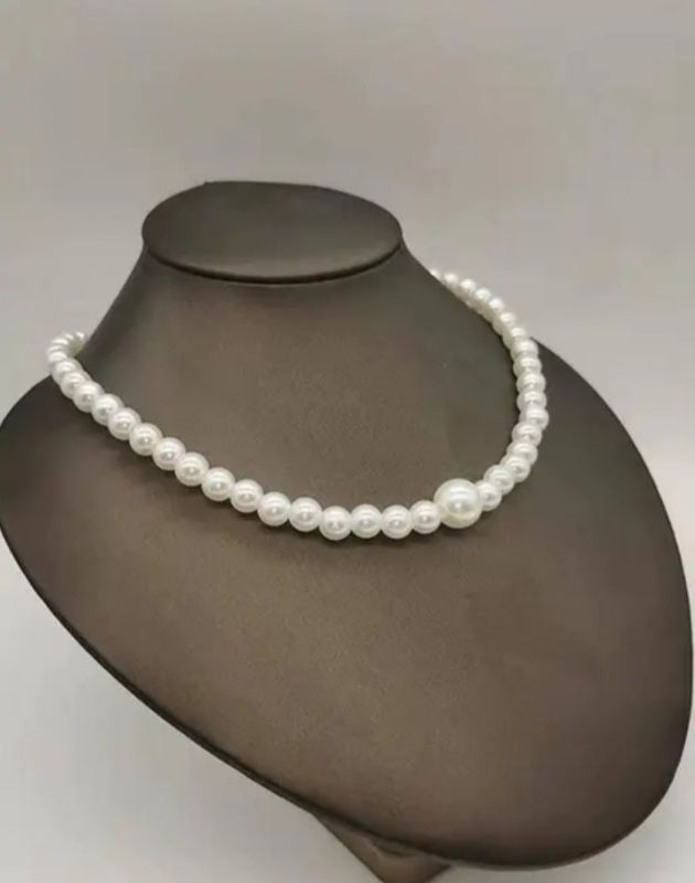 Westurn Wear Stylish & Gauses White Colour Necklace