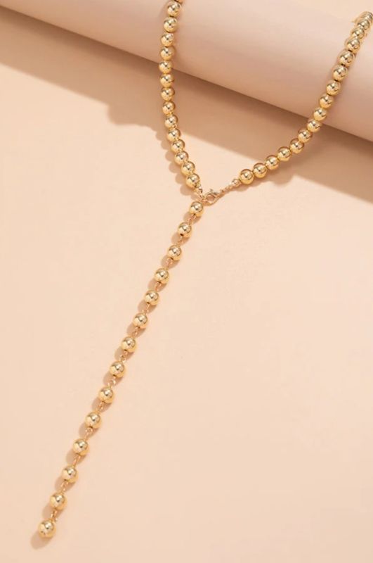 Western Wear Beautiful & Stylish Golden Colour Necklace Chain