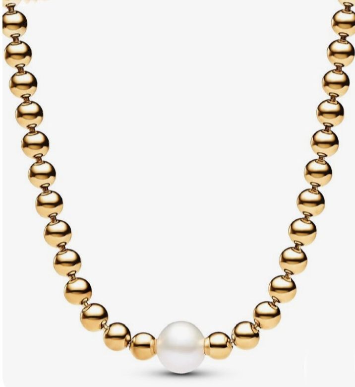 Golden White Necklace