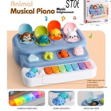 (8017B) 2 In 1 Piano W/Light And Music, W/Out 2*