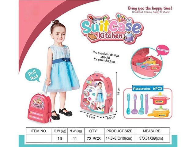 (2016-132) Kitchen Set ,W/Card