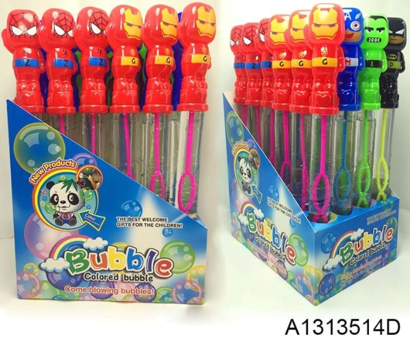 (2725) 50Ml Avengers Bubble Stick Set,24 Pcs/D.