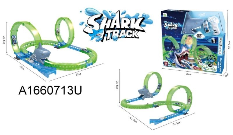 (6688-622) R/C High Speed Track Set W.1Pcs Car W.Us