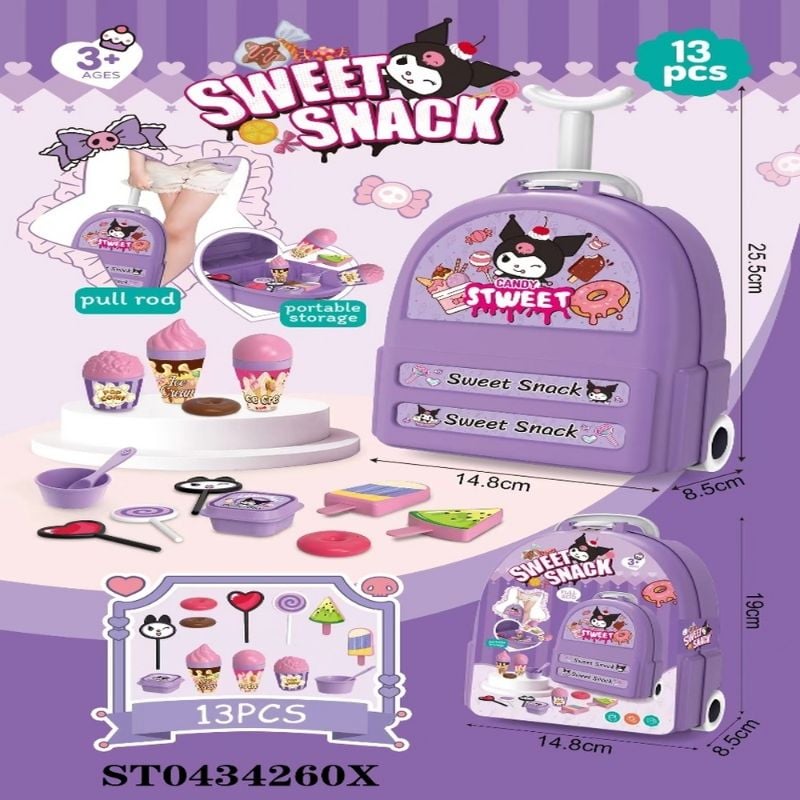 (2016-254) Dessert Set. Plastic Box+Card.