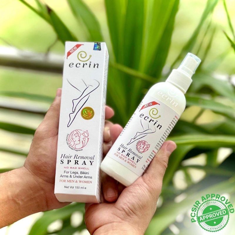 Ecrin Hair Removal Spray 150ml Smooth Legs Bikini Arms Underarms