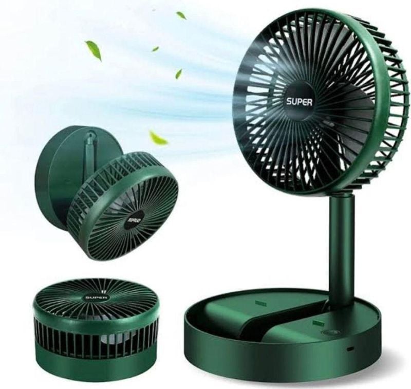 Rechargeable Fan Green 4 ASB longer battery life