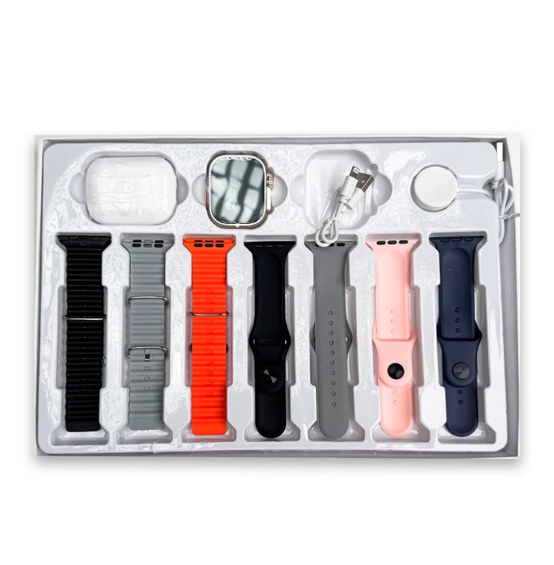 i20 Ultra Suit Max Smart Watch With Airbods Pro 2