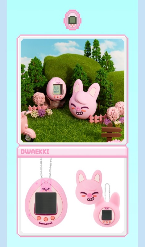 SKZOO Tamagotchi & Case Set