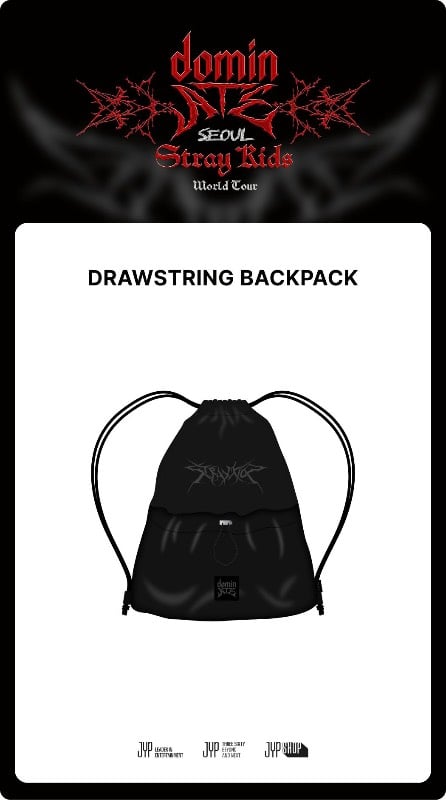 Drawstring Backpack - DOMINATE SEOUL