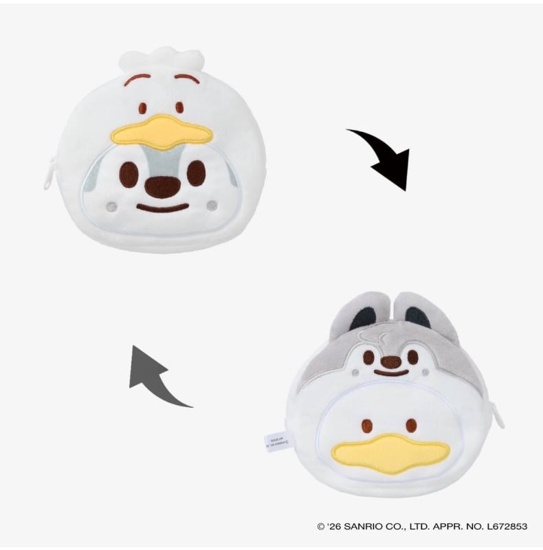 SKZOO x SANRIO Characters Reversible Pouch - RUN IT JAPAN