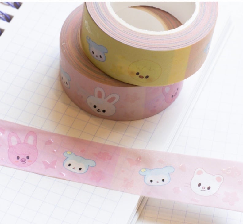 POSTCARD BOOK & ROLL STICKER SET - RUN IT