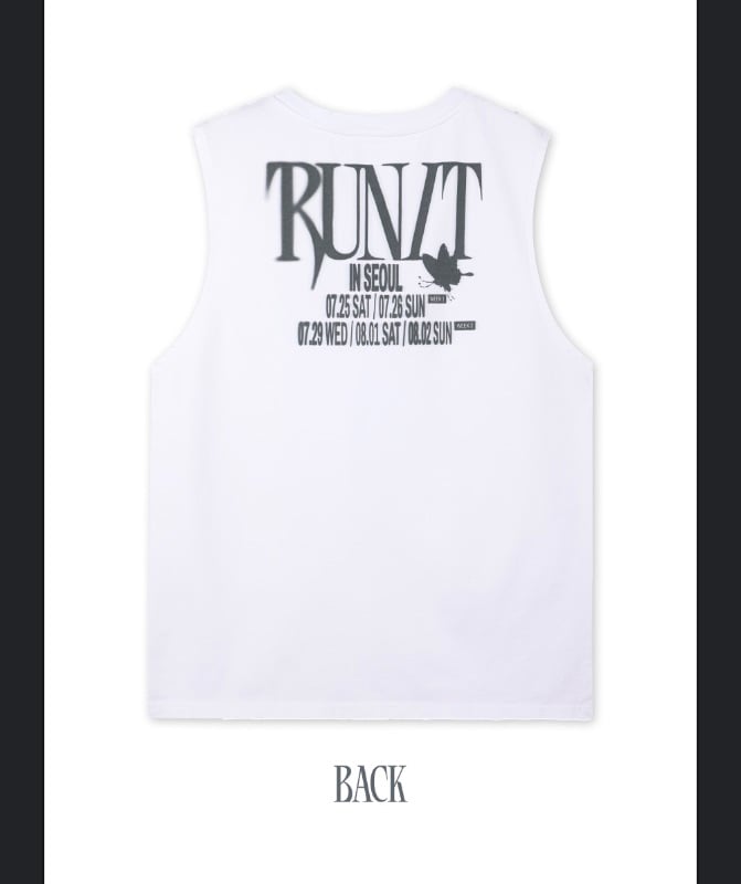 SLEEVELESS TOP - RUN IT