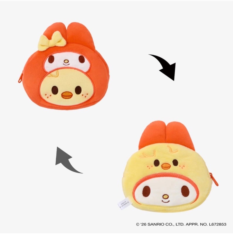 SKZOO x SANRIO Characters Reversible Pouch - RUN IT JAPAN