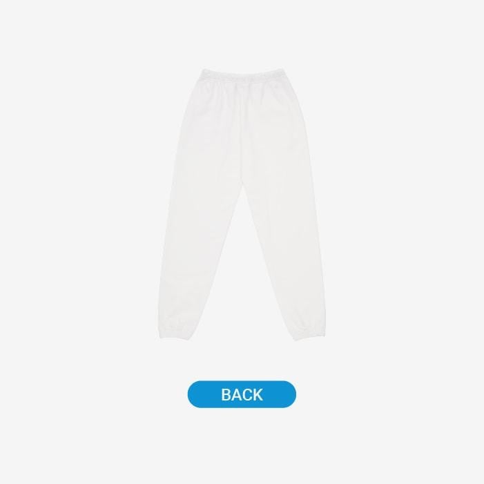 JOGGER PANTS WHITE - PILOT : FOR ★★★★★
