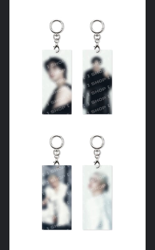 SECRET ACRYLIC KEYRING - RUN IT
