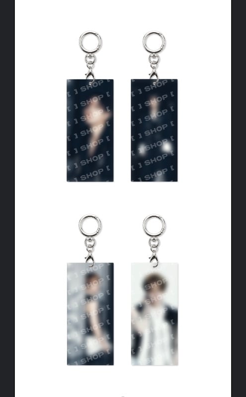 SECRET ACRYLIC KEYRING - RUN IT