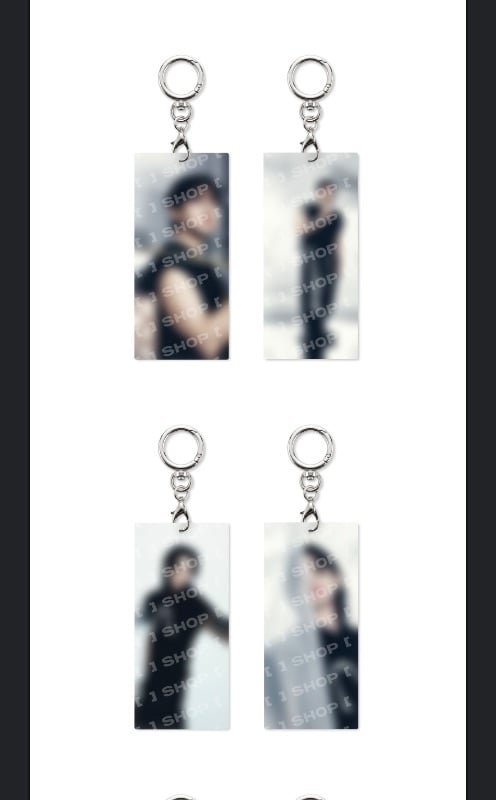 SECRET ACRYLIC KEYRING - RUN IT