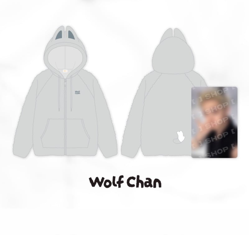 SKZOO FLEECE HOOD ZIP-UP - RUN IT