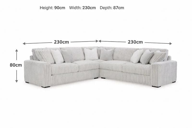 Stupendous Luxury Sectional 5 Seater Black Corner Sofa Modern Fabric Couch