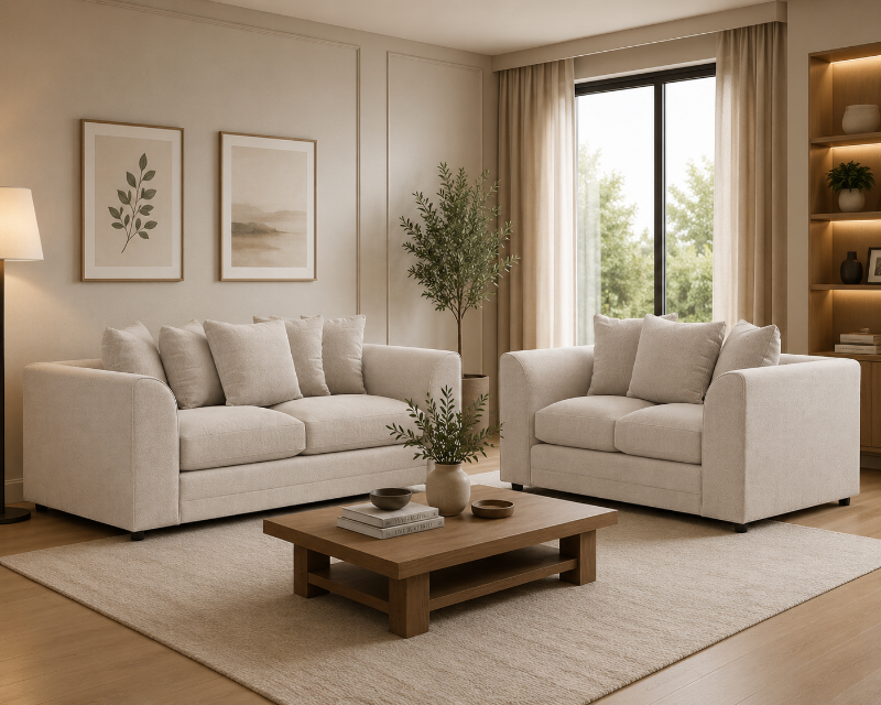 Corner Chelsea 3+2 Seater sofa 3 Seater & 2 Seater Couch Brand New