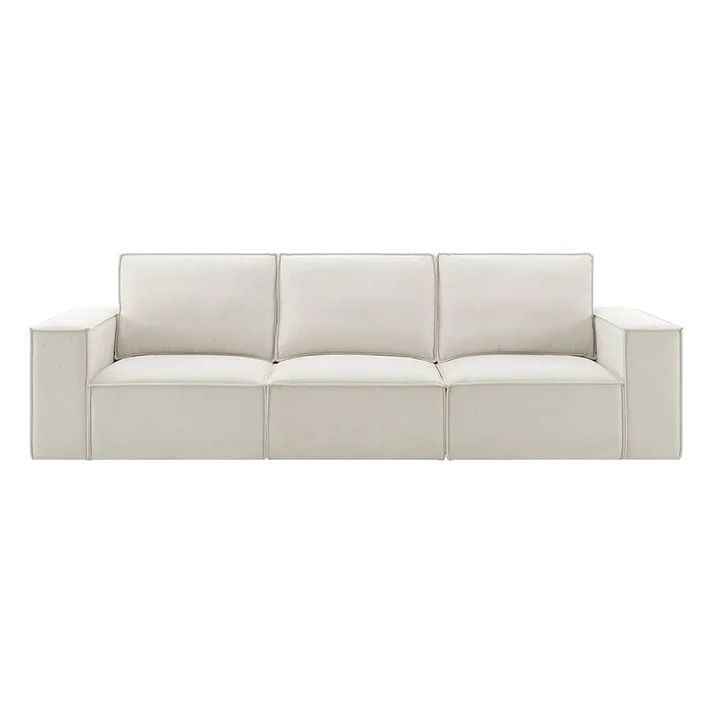 Brooklyn Large Corner 3 Seated Sofa Cream