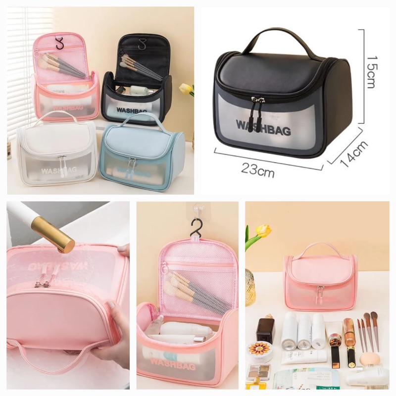 *Water-Proof Travel Cosmetic Washbag Organizer *Available Colours*