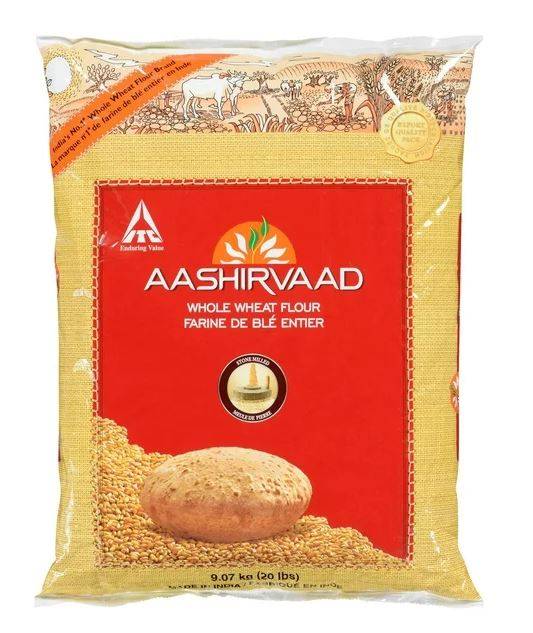 AASHIRVAAD whole Wheat Flour 907(20lb)