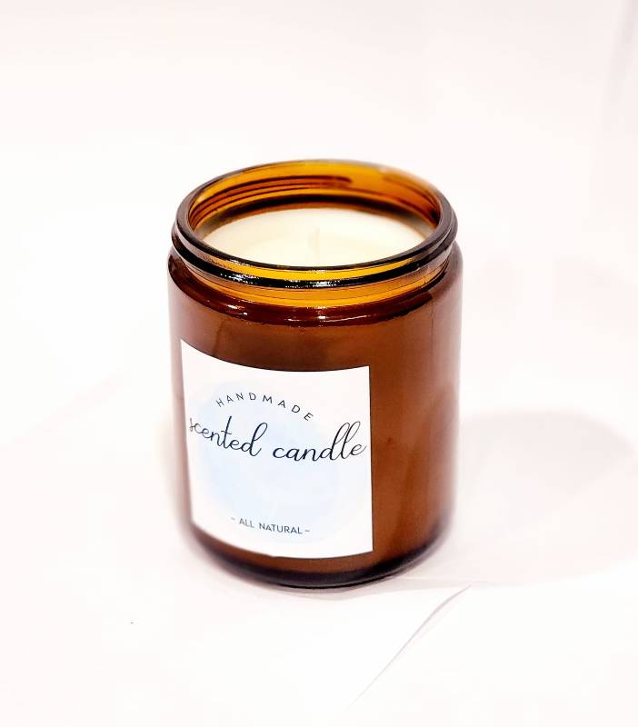 Handmade Candle - Vanilla Fragrance / Qty 01