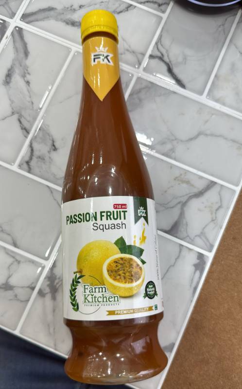Passion fruit squash