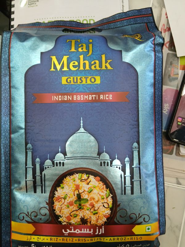 TAJ MEHAL BASMATI RICE  GUSTO