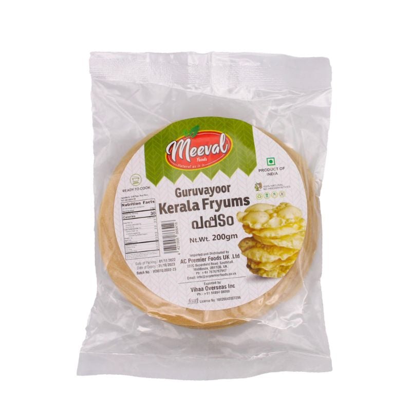 Meeval Papadam 150gm