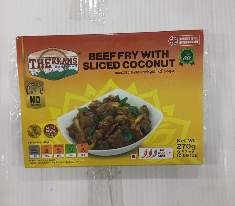 BEFF FRY WITH  COCONUT  350gm