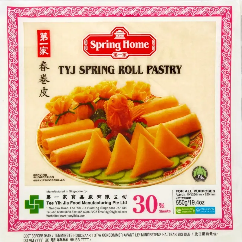 Spring Roll Pastry  TAJ  30 sheets
