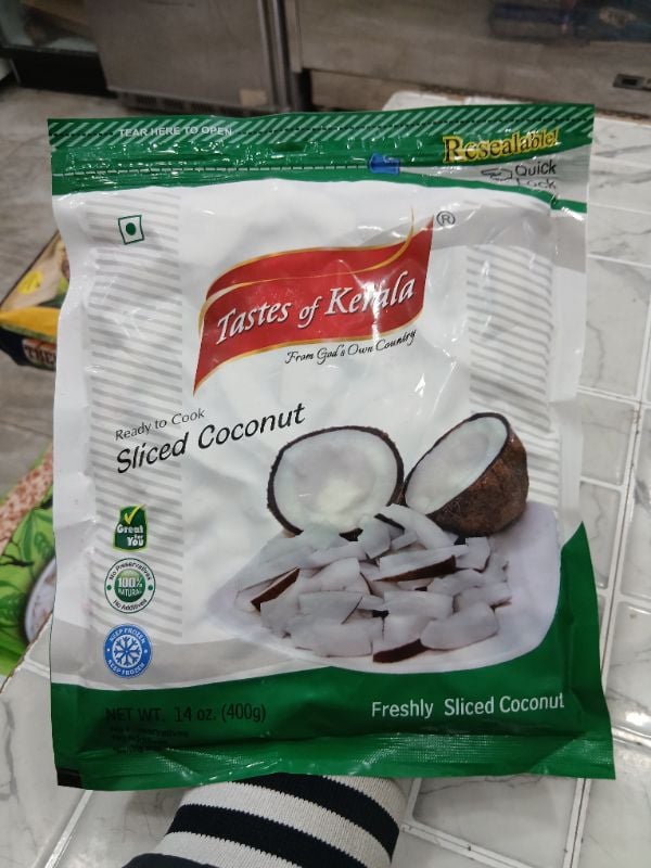 Cut & Sliced coconut