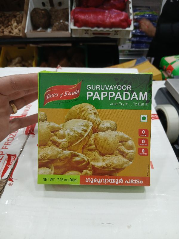 Fresh pappadam 200gm