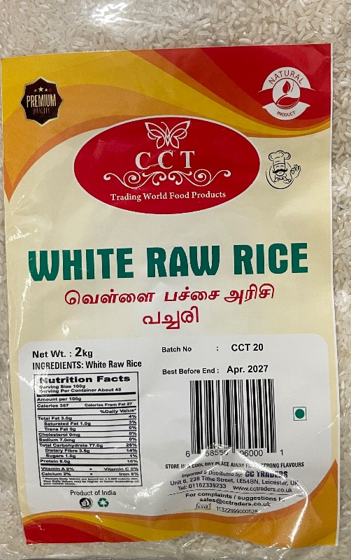 CCT White Raw Rice
