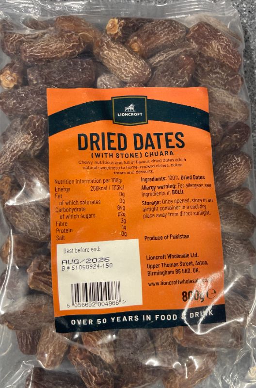 Lioncrofts Dried Dates