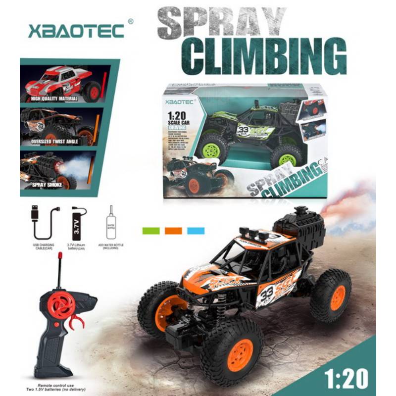 (XB1052) R/C High Speed Spray Climbing Car