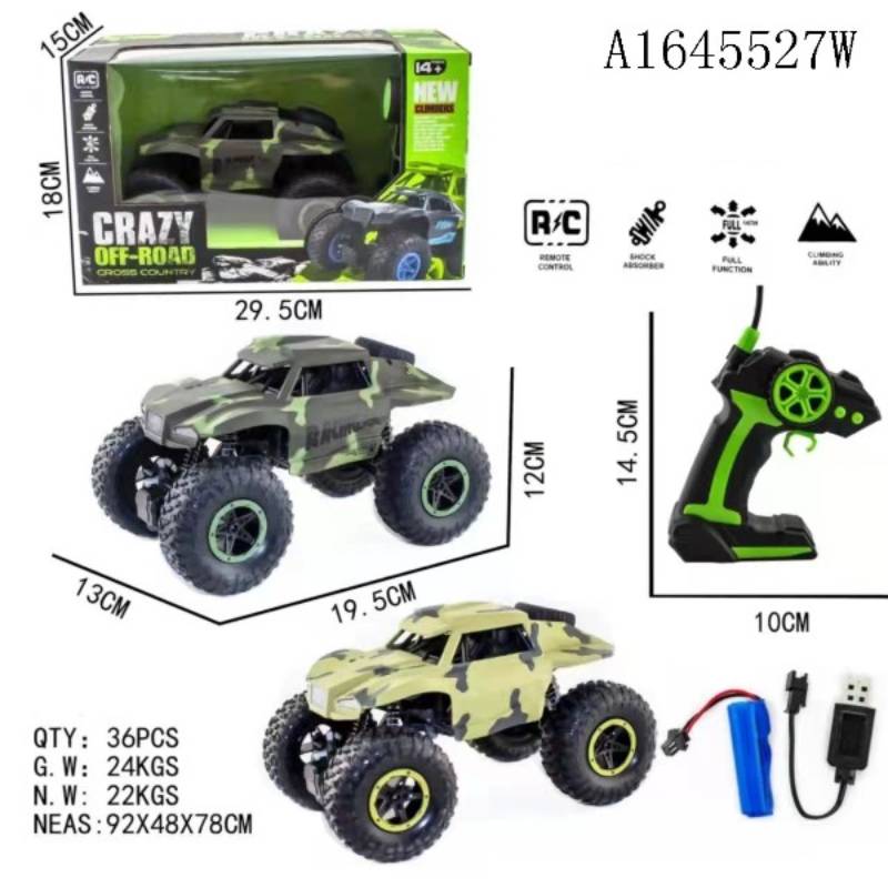 (658-56) 1:18 Full Function Rc Climbing Car W/3.7