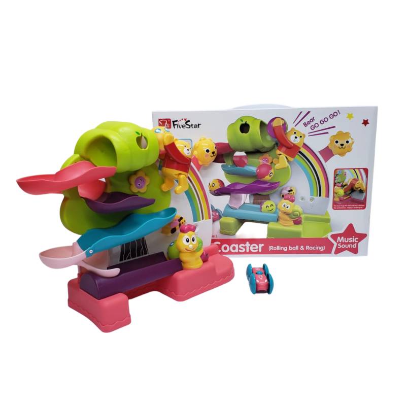 (35858) Rotary Dunk Bear Set W/Music. W/Out 2Aa Batteries, P.Box