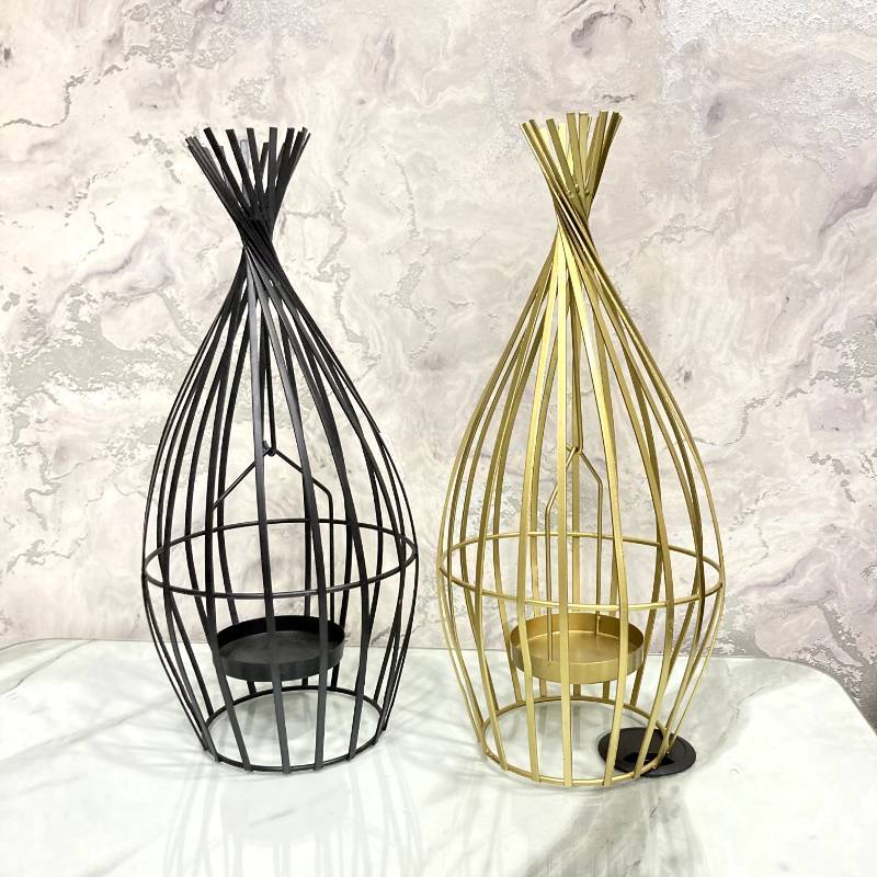 (TPM-256) Standing Cage Candle Stand L