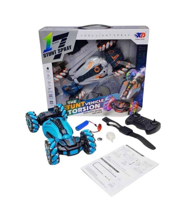 (3688-G116A) Stunt Torsion Vehicle With Watch R/C Car