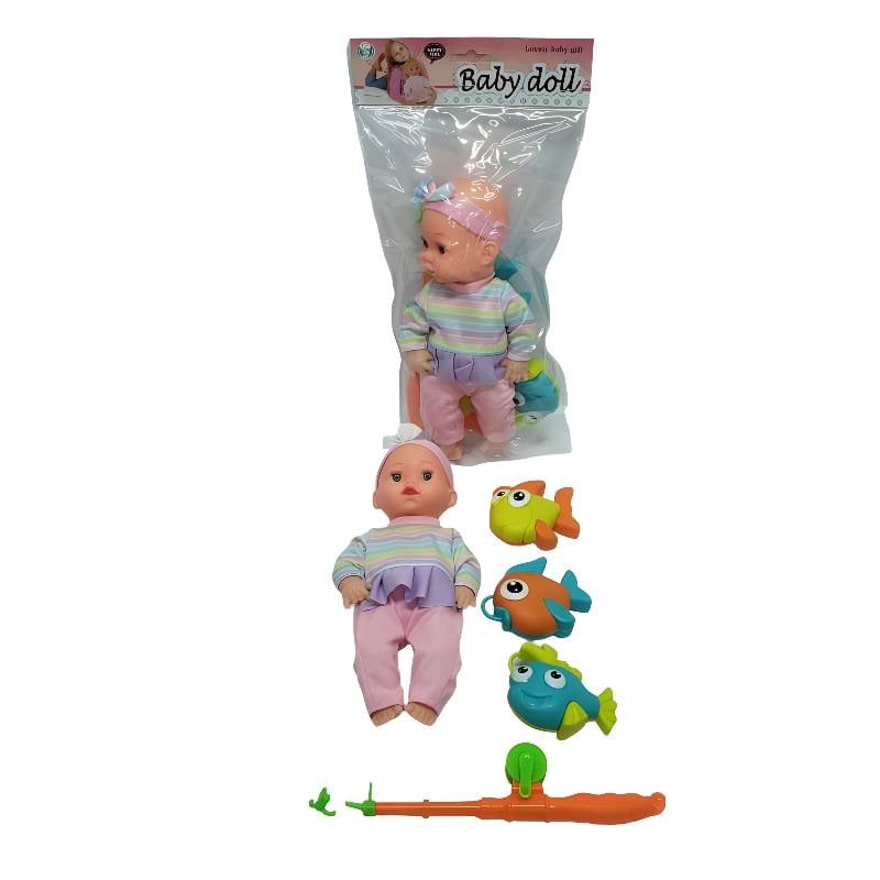 (11007) Baby Doll with Fishing Set