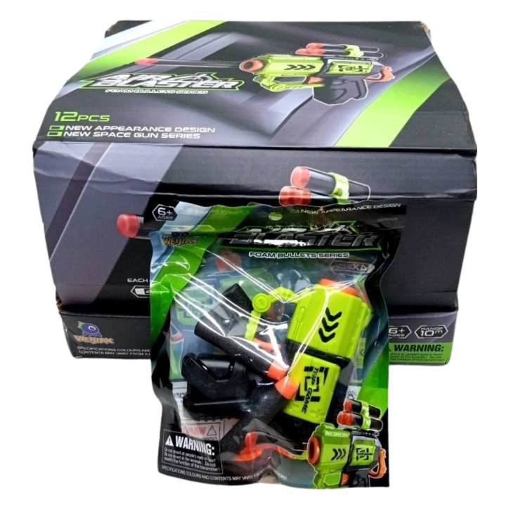 (118A-1) Soft Gun Set, 12 Pcs D. Box