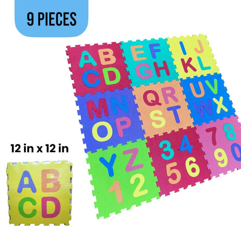 (AP-10624-A) 9mm Puzzle 9 PCS ABC-123