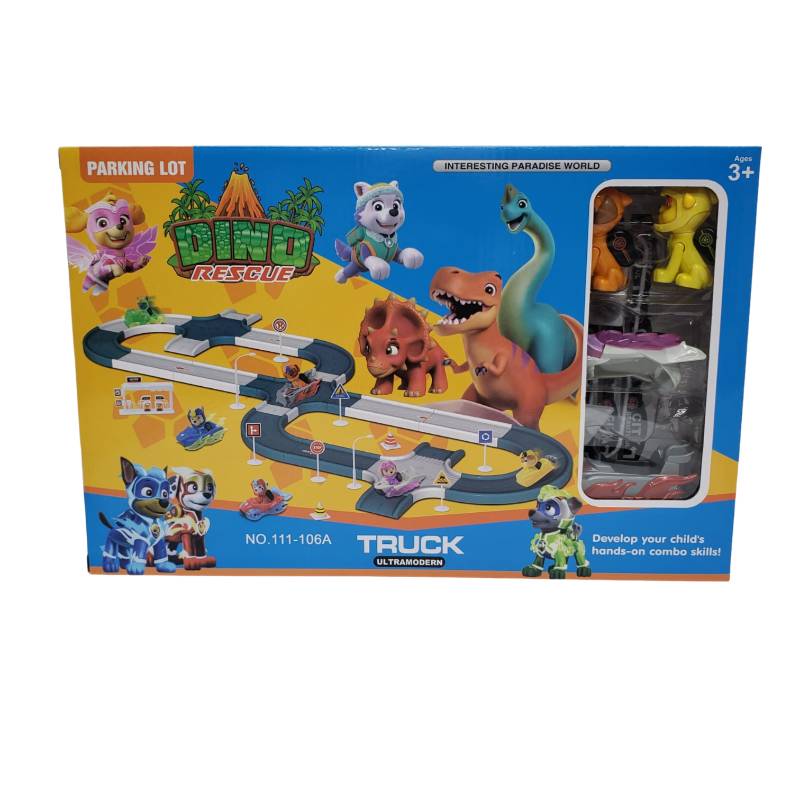 (111-106B) Dino Rescue Parking Lot