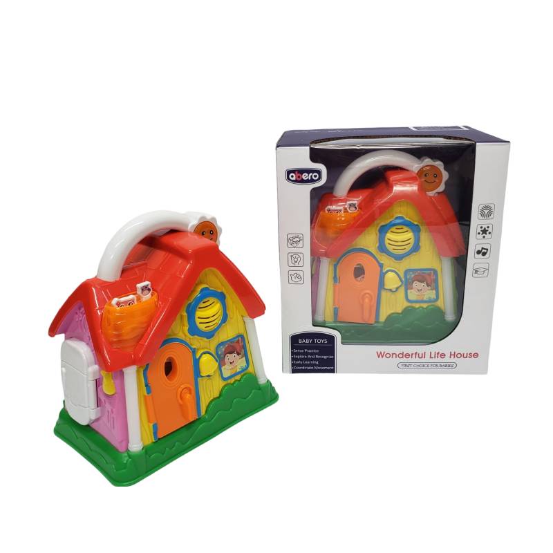 (QX-91189E) Living House W/Light&Music W,Box